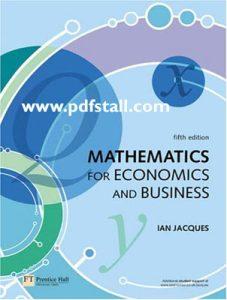mathematics for economics pdf